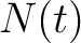 $N(t)$